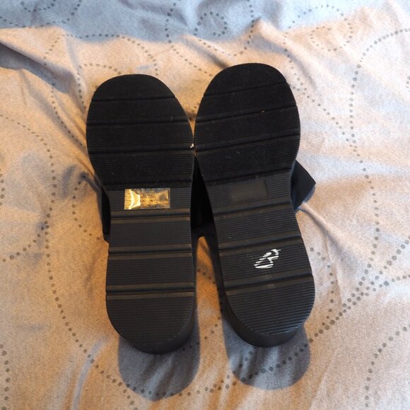 Madden Girl Y2K Slinky Chunky Wedge Sandals, Size 10, 90s mule wedge shoes - Picture 5 of 12